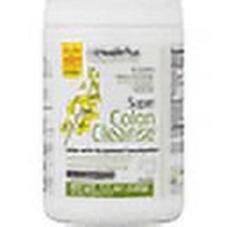 Health plus SUPER COLON CLEANSE 12 Oz Psyllium Probiotic Powder for Constipation, Milk Chocolate, French Vanilla Cream, Cookies & Cream