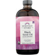 Heritage Store Black Seed Oil, 100% Pure Virgin, Organic, Cold Pressed 8 Fl Oz (16 Fl Oz)