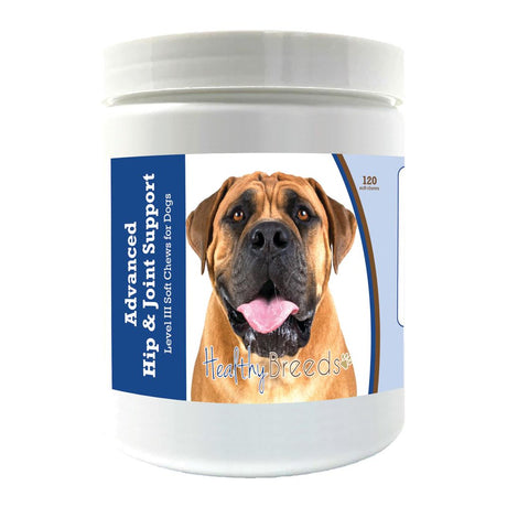 Healthy Breeds Boerboel Advanced Hip & Joint Support Level III Soft Chews for Dogs 120 Count