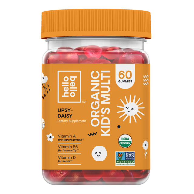 Hello Bello Organic Kid'S Multi Vitamin Gummy, 60Ct