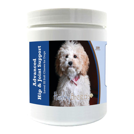 Healthy Breeds Cockapoo Advanced Hip & Joint Support Level III Soft Chews for Dogs 120 Count
