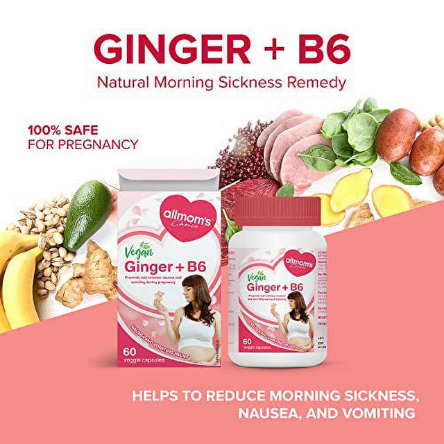 Allmom'S Choice Prenatal Vegan Ginger + B6