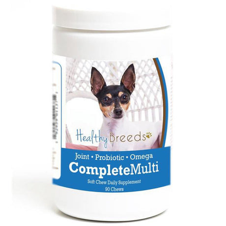 Healthy Breeds 192959011371 Toy Fox Terrier All in One Multivitamin Soft Chew - 90 Count