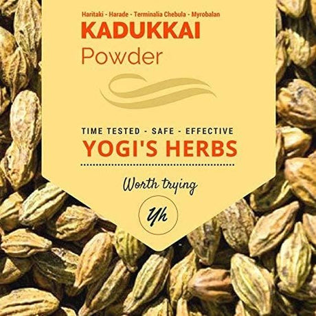 KADUKKAI Powder (Terminalia Chebula/Haritaki) – Fresh & Pure (1/2 Lb, 8 Oz)