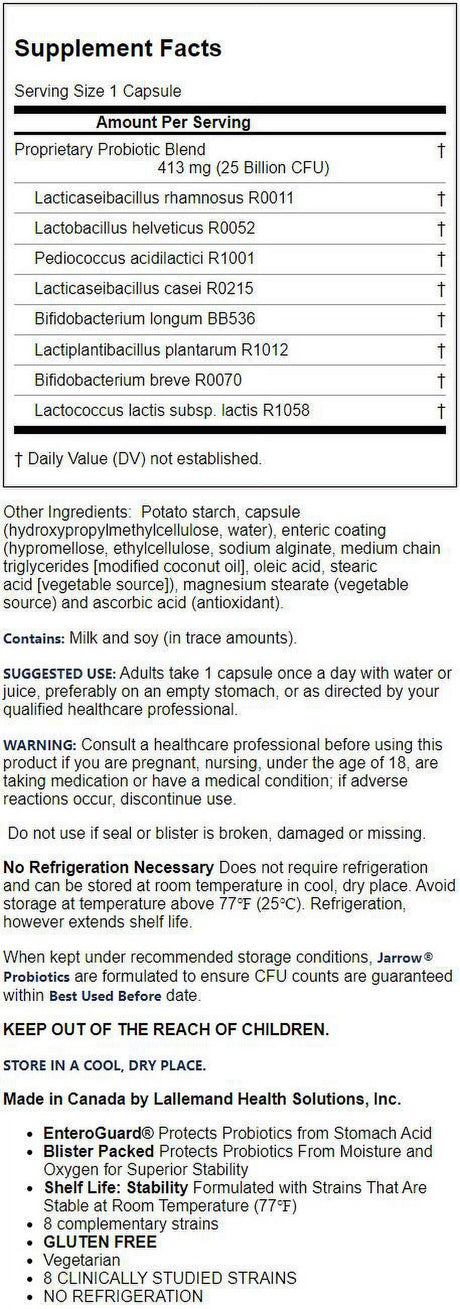 Jarrow Formulas - Jarro-Dophilus EPS Enhanced Probiotic System - 30 Capsules