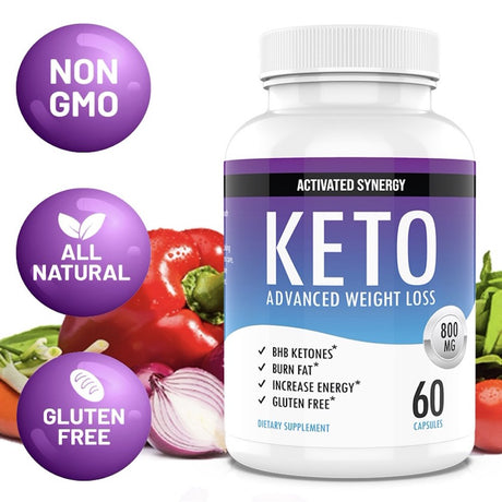 Keto Pills Diet Number One Rapid Premium Advanced Ketogenic Weight Loss Ketosis Energy Boost & Manages Cravings Support Metabolism BHB Supplement for Women & Men 30 Day Supply 60 Capsules