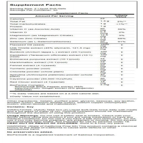 Irwin Naturals - Liver Detox Max3 + Milk Thistle - 60 Liquid Softgels