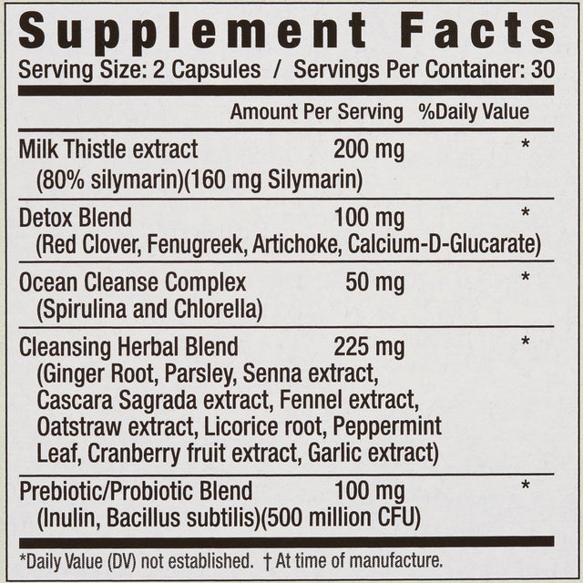 Her Own Colon Cleanse Capsules, 60 Ct