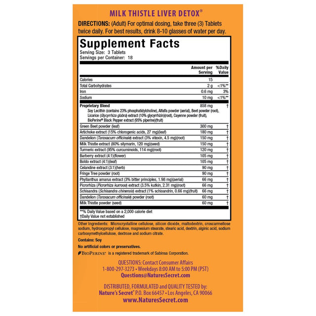 Irwin Naturals Milk Thistle Liver Cleanse