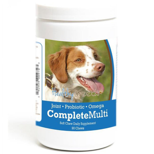 Healthy Breeds 192959009743 Brittany All in One Multivitamin Soft Chew - 90 Count