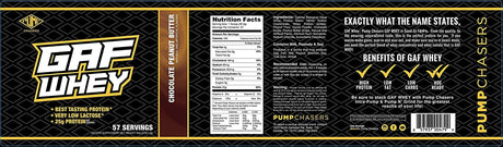 5Lb GAF Whey - Chocolate Peanut Butter