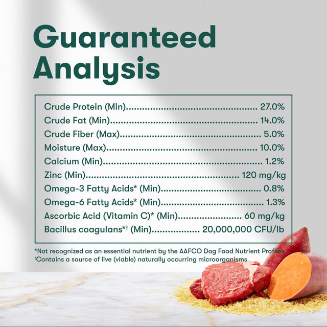 Jinx Beef, Brown Rice & Sweet Potato Dry Dog Food, 23.5 Lb. Bag