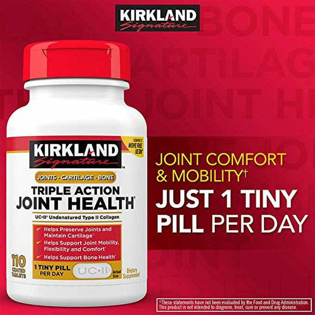 KS Expect More Triple Action Joint Health, 110 Coated Tablets