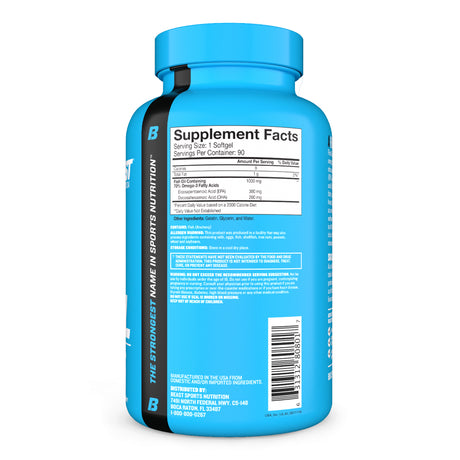 Beast Sports Fish Oils, 90 Count
