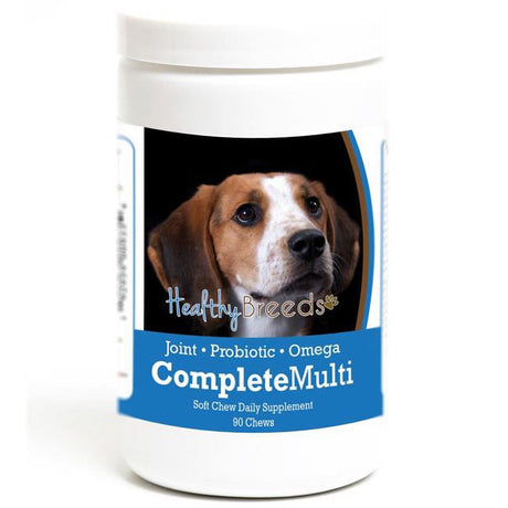 Healthy Breeds 192959009354 American English Coonhound All in One Multivitamin Soft Chew - 90 Count