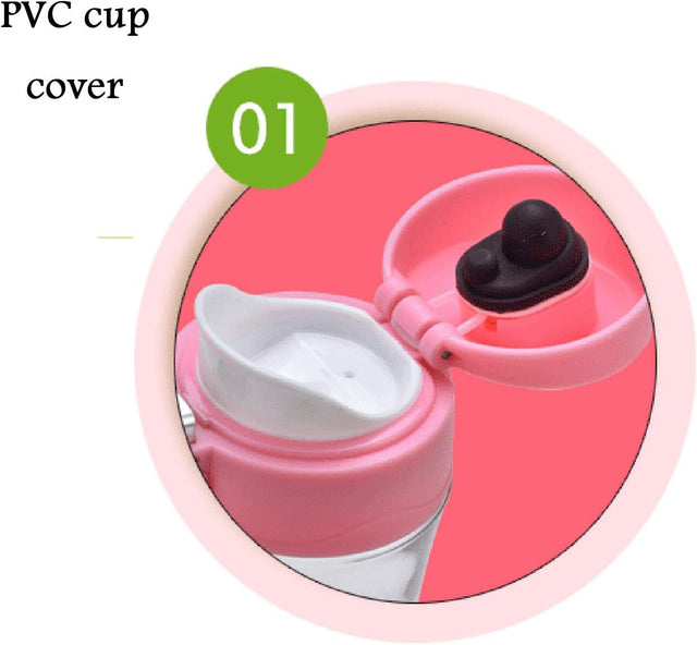 Portable 3 Minute Hydrogen-Rich Water Bottle Rechargeable High Concentration Hydrogen Generator Glass Bottle Anti-Aging Anti-Oxidation Alkaline Water Generator, 260Ml