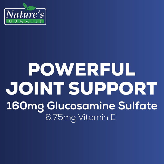 Joint Support Supplement - Extra Strength Glucosamine Joint Support Gummy - Joint Health Support & Flexibility for Back, Knees, & Hands - Vitamin E for Immune Support for Women & Men - 120 Gummies