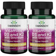 Swanson Vitamins D3 and K2 with Strontium 60 Sgels 2 Pack