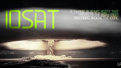 IOSAT Potassium Iodide Tablets, 2 Packets of 14 Tablets Each, Dosage for Thyroid Protection for 2 Adults