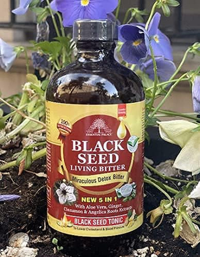 Essential Palace Organic Black Seed Detox Living Bitters [8Oz]