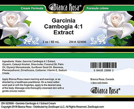 Garcinia Cambogia 4:1 Extract Cream (2 Oz, ZIN: 523999) - 2 Pack