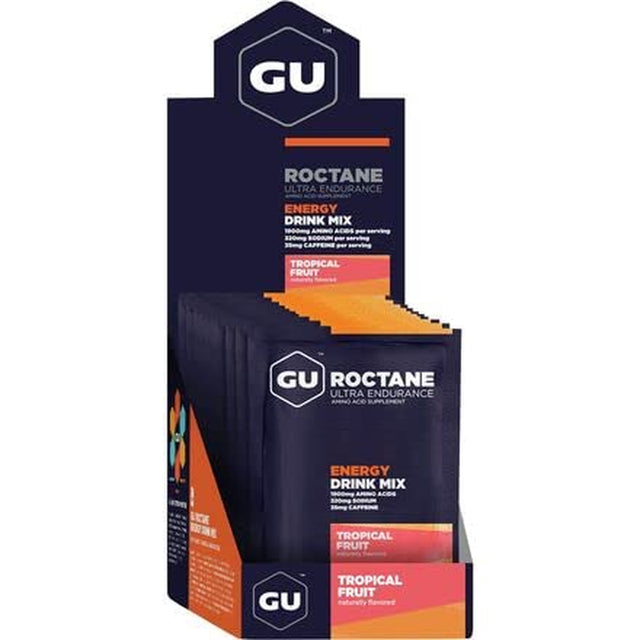 GU Roctane Energy Drink - 10 Pack Tropical Fruit, One Size