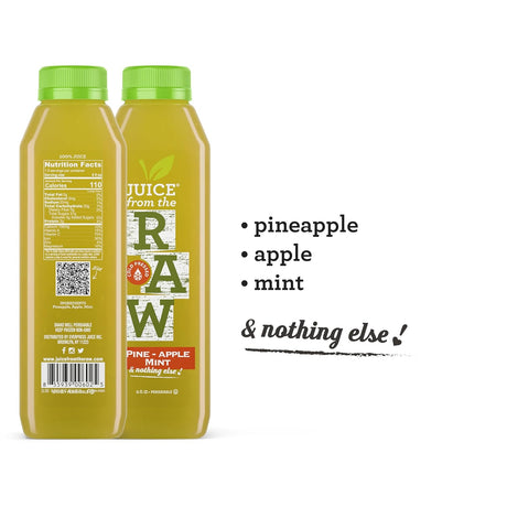 2-Day Juice Cleanse with Coconut Fusion by Juice from the RAW® - 100% Raw Cold-Pressed Juices (12 Total 12 Oz. Bottles)