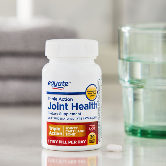 Equate Triple Action Joint Health Dietary Supplement, 30 Count