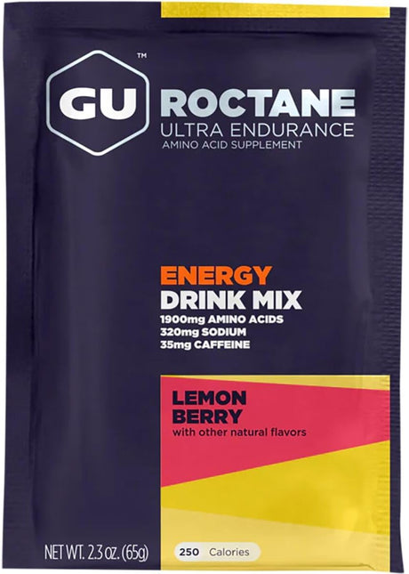 GU Roctane Energy Drink - 10 Pack Lemon Berry, One Size