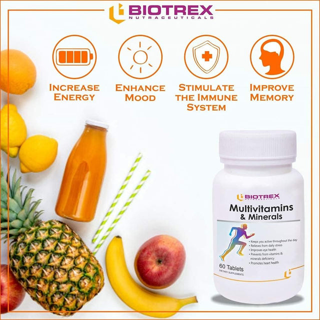 Biotrex Nutraceuticals Multivitamins and Minerals - 60 Tablets