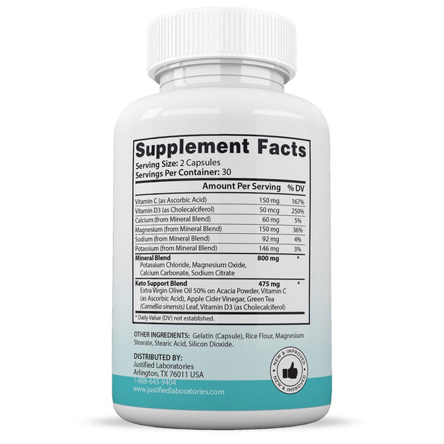 Keto Genesis ACV Pills 1275Mg Alternative to Gummies Dietary Supplement 60 Capsules