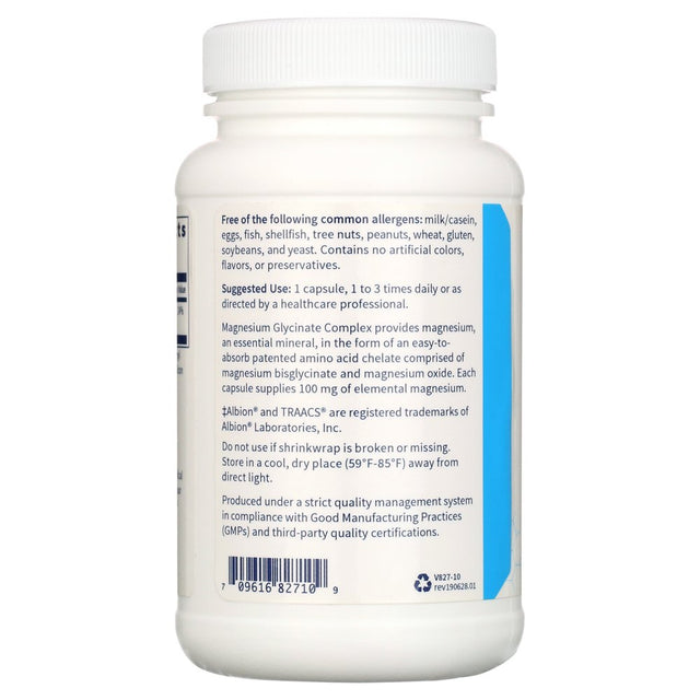 Klaire Labs, Magnesium Glycinate Complex 100 Vegcaps