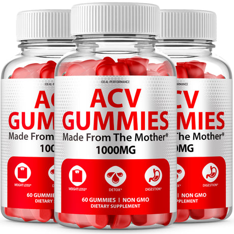1000Mg Apple Cider Vinegar Gummy with the Mother Weight Loss (180 Gummies)