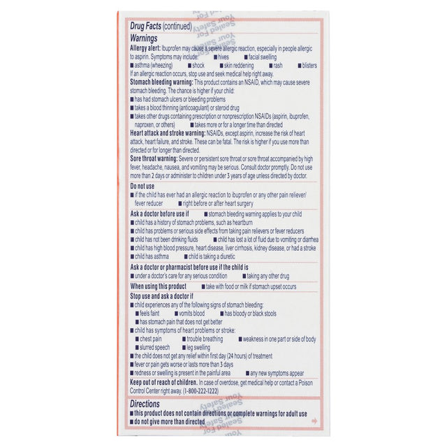 Infants' Motrin Liquid Medicine Drops with Ibuprofen, Berry, 1 Fl. Oz