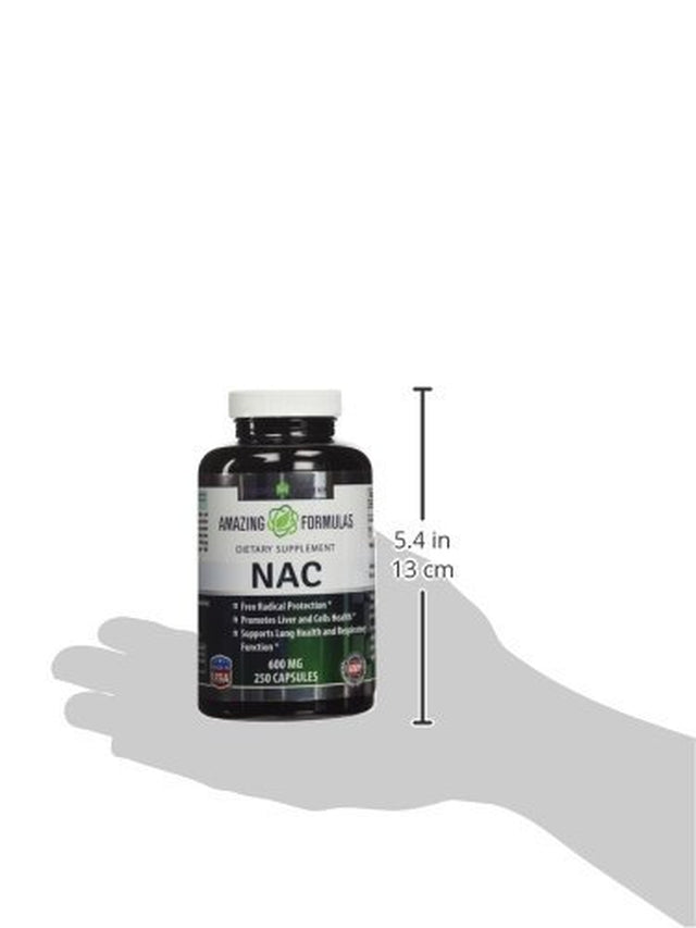 Amazing Nutrition NAC Dietary Supplement, 600 Mg, 250 Capsules