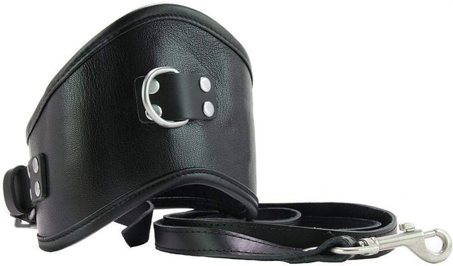 Isabella Sinclaire Leather Posture Collar with Leash
