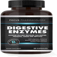 Focus Pharmacology Digestive Enzymes and Priobiotics Blend - 60 Ct Protease, Lipase, Lactase, Galactosidase, Acidophilus, Casei, Plantarum