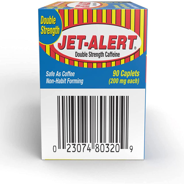 Jet-Alert Energy Stimulant Caffeine Pills, 200Mg, 90 Count