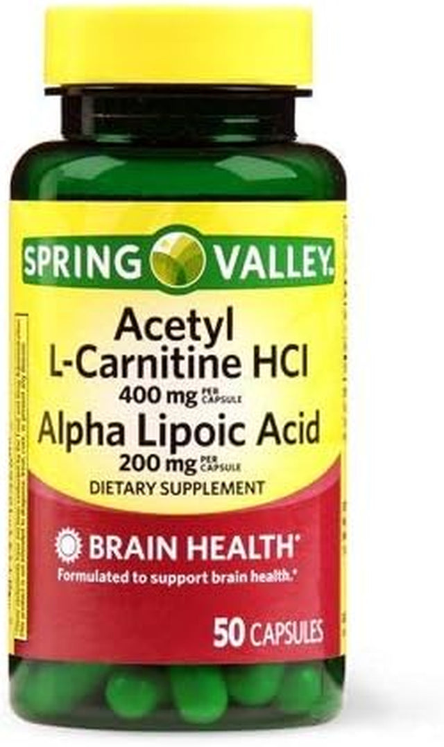 Acetyl L-Carnitine HCL Alpha Lipoic Acid Capsules, 3 Pk. / 50 Ct