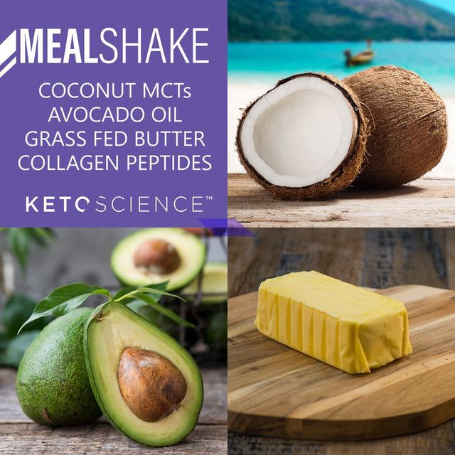 Keto Science Ketogenic Meal Shake Vanilla Dietary Supplement, Meal Replacement, Weight Loss, 20.7 Oz, 14 Servings