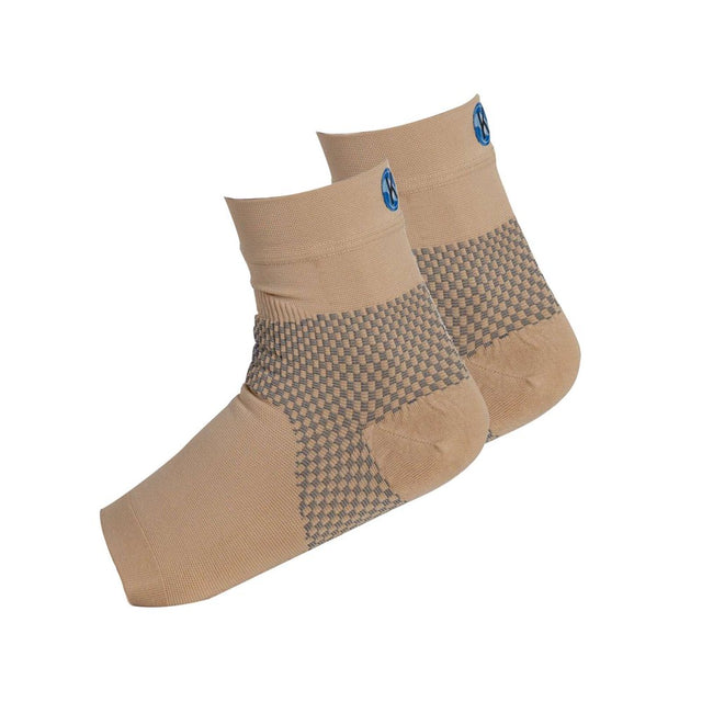 Kinship Comfort Brands Ankle Compression Brace for Men & Women | Support for Tendonitis, Arch Pain & Heel Spur Relief | Compression Sleeve for Injury Recovery | Toeless Compression Sock | 1 Pair