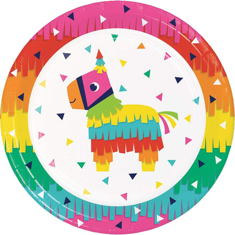 Fiesta Fun Paper Plates, 8 Ct