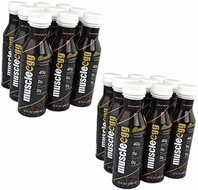 18 Single Serves Chocolate Mocha Muscleegg Liquid Egg Whites (Cage-Free)