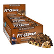FITCRUNCH Snack Size Protein Bars, Designed by Robert Irvine, 6-Layer Baked Bar, 3G of Sugar, Gluten Free & Soft Cake Core (9 Bars, Chocolate Chip Cookie Dough)