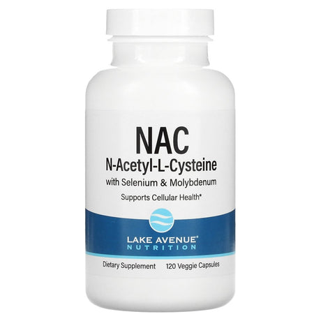 Lake Avenue Nutrition, N-Acetyl-L- Cysteine , 600 Mg, 120 Veggie Capsules