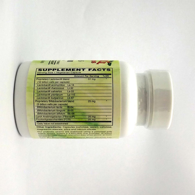 Holly Hill Health Foods Women'S Probiotic 15 Billion CFU, 30 Vegetarian Capsules