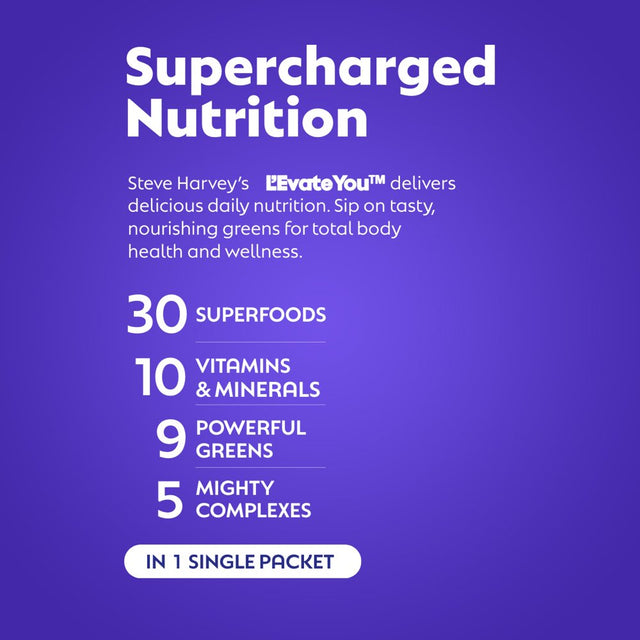 L'Evate You Vitality Daily Greens - Dietary Supplement - Tart Cherry - 10 Count