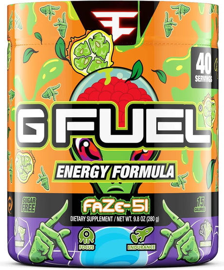 Faze-51 Elite Energy Powder, 9.8 Oz (40 Servings)