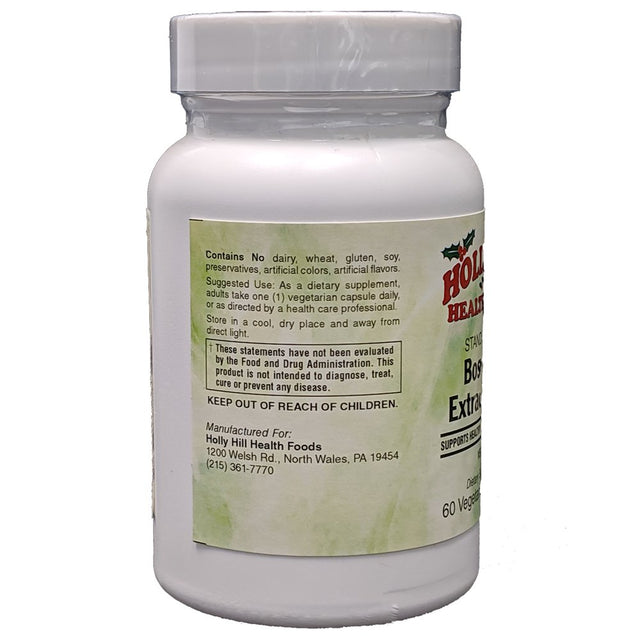 Holly Hill Health Foods Boswellia Extract 400Mg, 60 Vegetarian Capsules