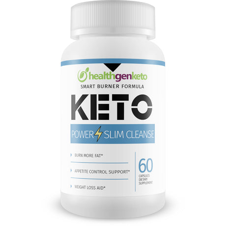 Keto Power Slim Cleanse & Detox Diet - Burn More Fat Faster by Purging Carb Gunk from Your Gut to Speed up Ketosis - Expel Waste and Toxins to Reduce Gut Size and Improve Metabolism - Cleanse Brand: H